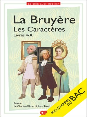cover image of Les Caractères, Livres V-X (BAC 2025)